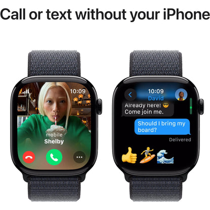 Apple Watch Series 10 46mm Jet Black Aluminium Case GPS + Cellular Sport Loop AU Version ( Open Never Used ) Apple