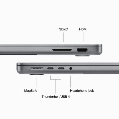 Apple MacBook Pro 14-inch with M3 Chip, 8-Core CPU 10-Core GPU 8GB RAM 512GB SSD - Space Grey (AU Version)