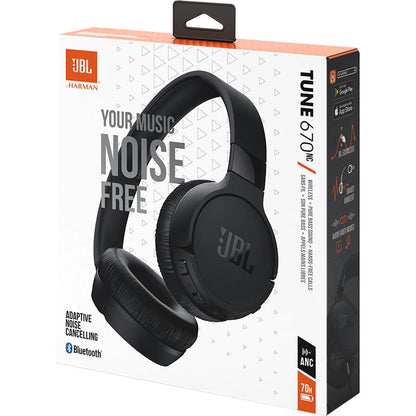 JBL Tune 670BTNC Wireless Noise Cancelling Headphones-Black - (AU version) JBL