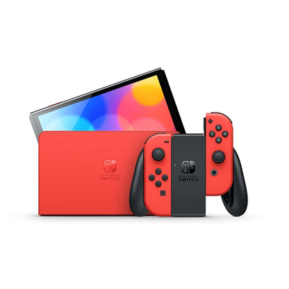 Nintendo Switch Console OLED Model - Mario Red Edition - Excellent - Refurbished Nintendo