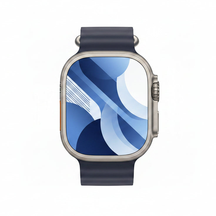 Apple Watch Ultra 2 49MM GPS + Cellular - Titanium Case Ocean Band Navy (Copy) Apple