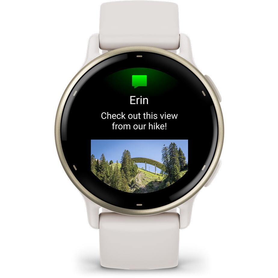 Garmin Vivoactive 5 Smart Watch - Cream Gold with Ivory case Garmin