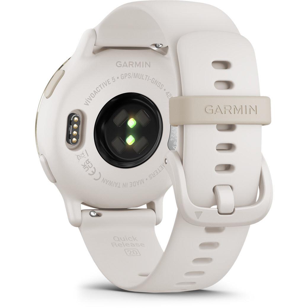 Garmin Vivoactive 5 Smart Watch - Cream Gold with Ivory case Garmin