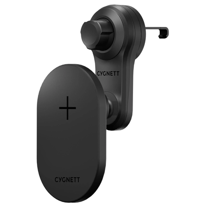 Cygnett WLS Magnetic Car Vent Wireless Charger – Fast Qi Charging Mount - Pristine Refurbished - (AU Version) Cygnett