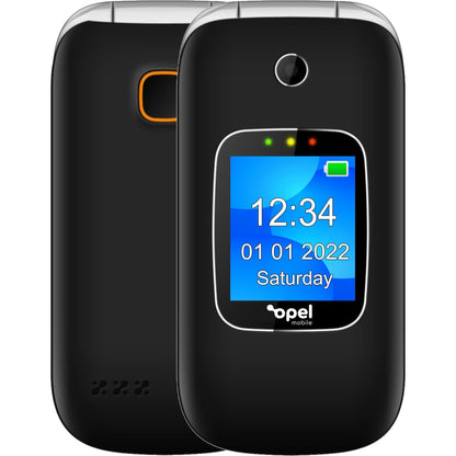 Opel Mobile FlipPhone 6 4G (Black/Grey) (AU Version) - Excellent - Refurbished Opel