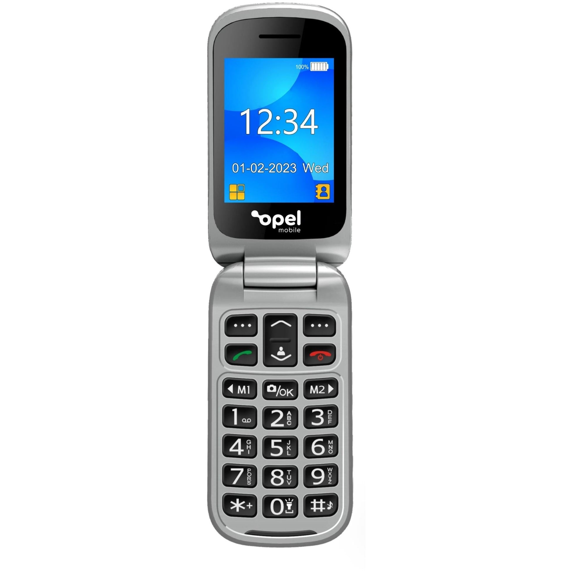 Opel Mobile FlipPhone 6 4G (Black/Grey) (AU Version) - Excellent - Refurbished Opel