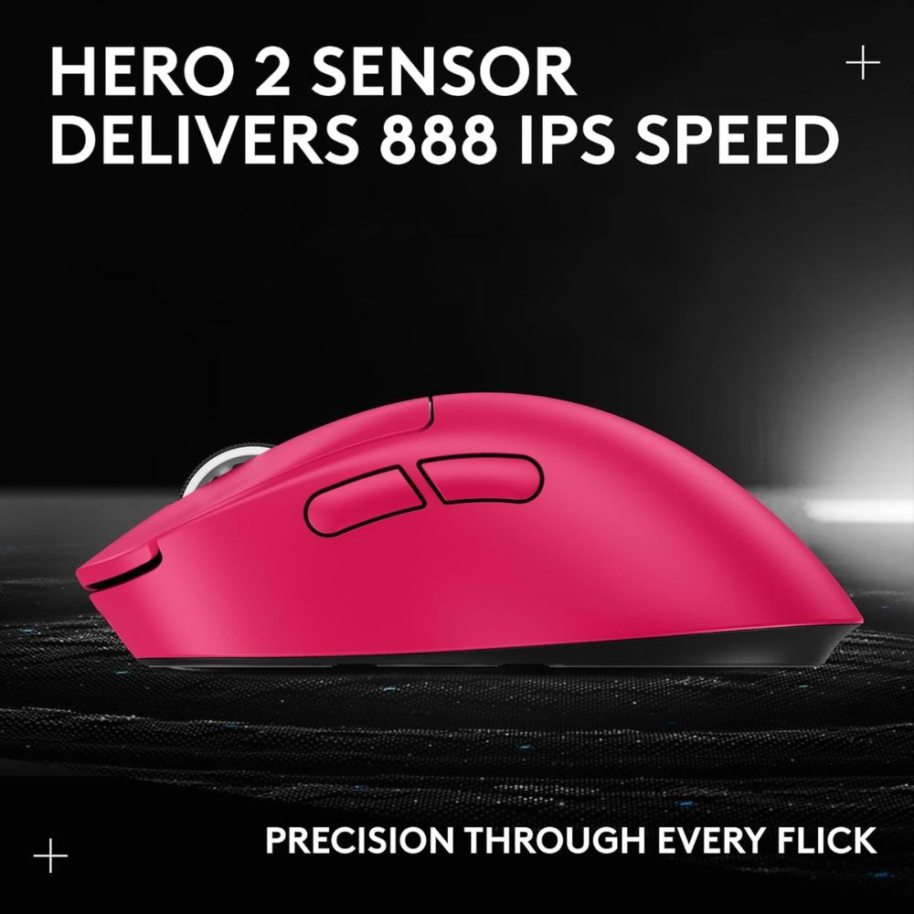 Logitech G PRO X Superlight 2 Wireless Gaming Mouse DEX - Pink