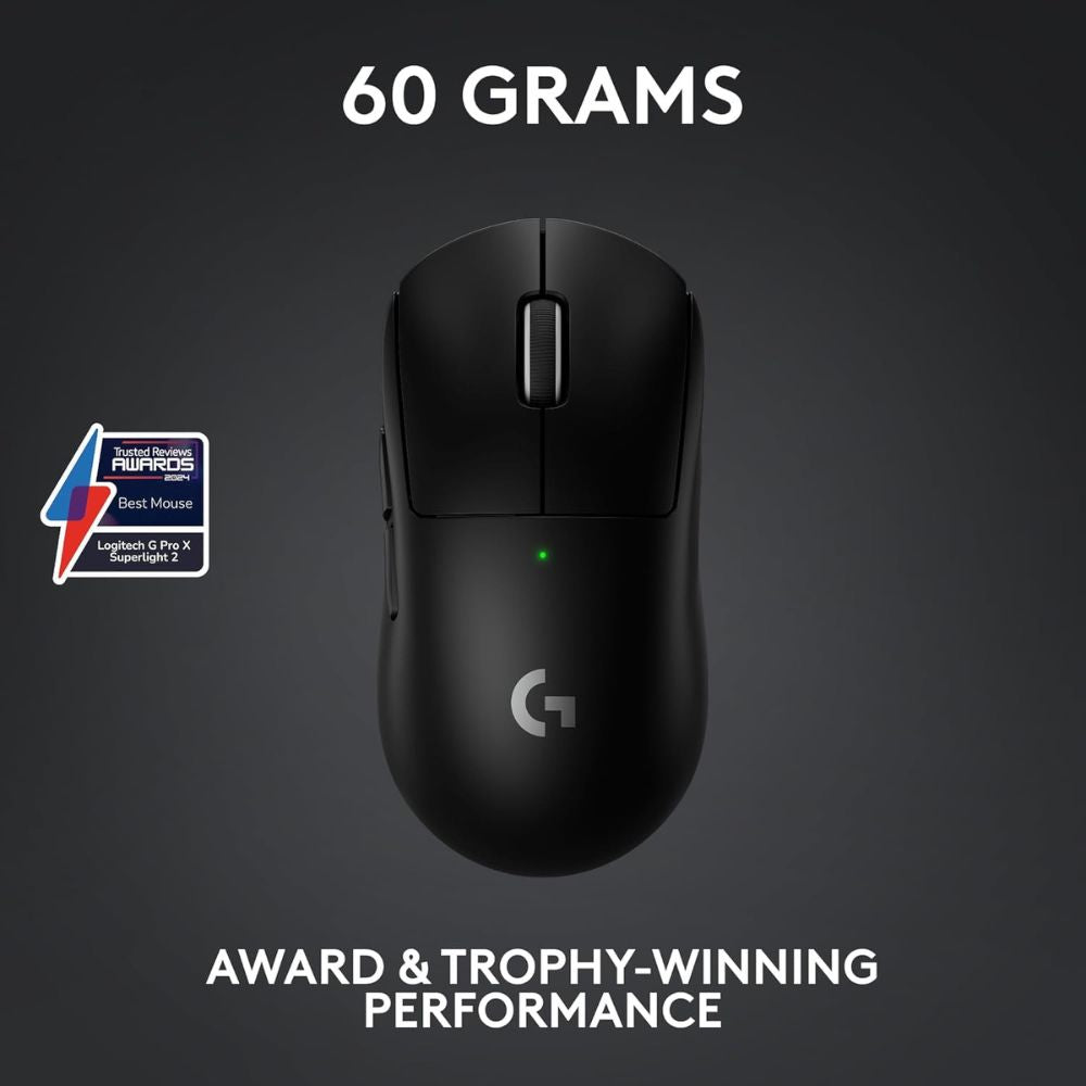 Logitech G PRO X Superlight 2 Wireless Gaming Mouse - Black