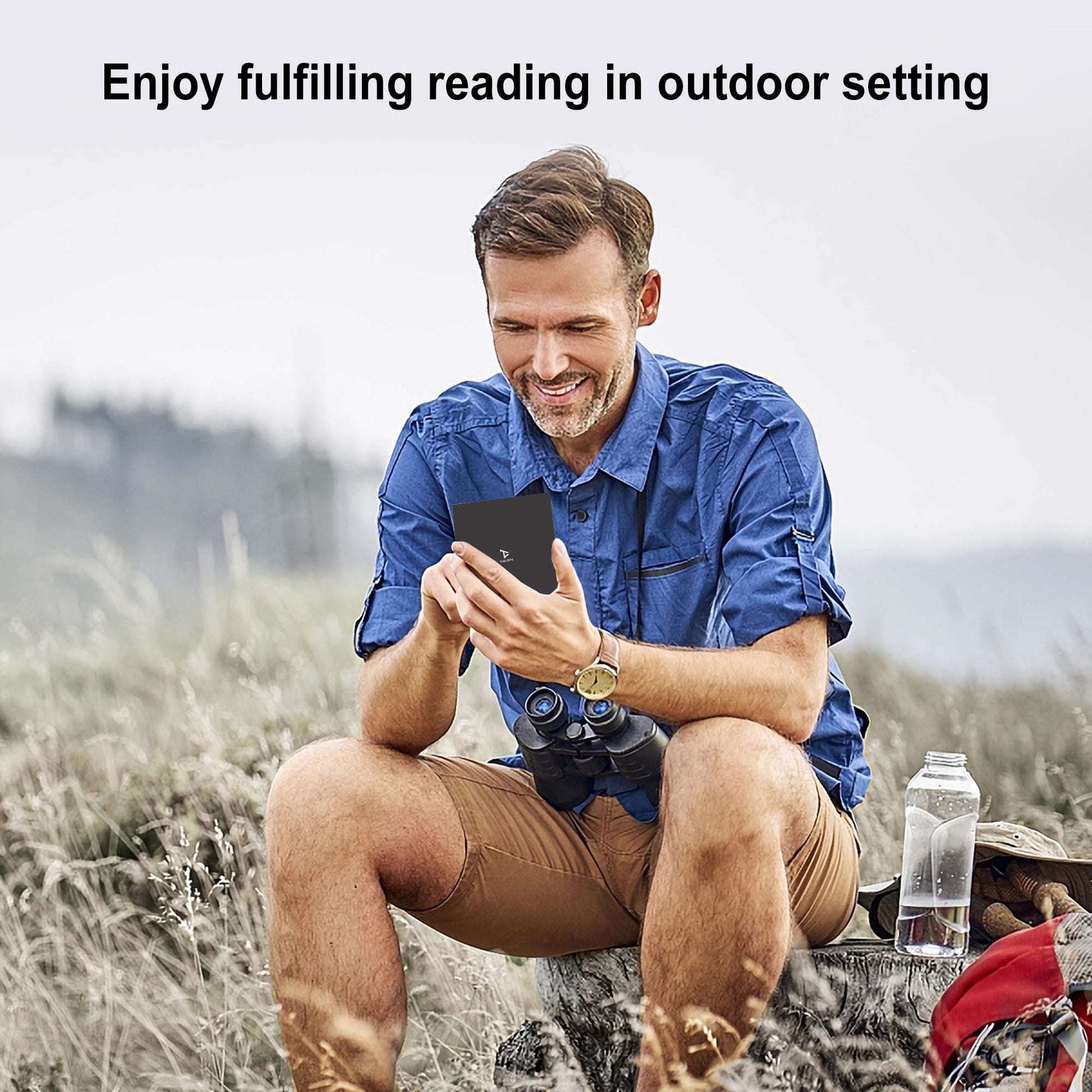 Trion Nex Ebook-Reader - 6" E-Ink Touchscreen, Quad-Core, 32GB Storage, Android 8.1 - Black - Pristine Refurbished Trion