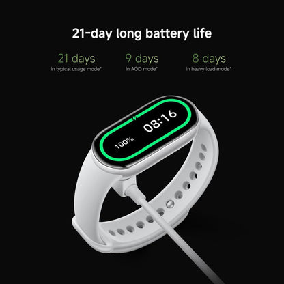 Xiaomi Smart Band 10 Fitness Tracker – 1.72" AMOLED Display – Midnight Black/ Mystic Rose/ Glacier Silver/  Pearl White Xiaomi
