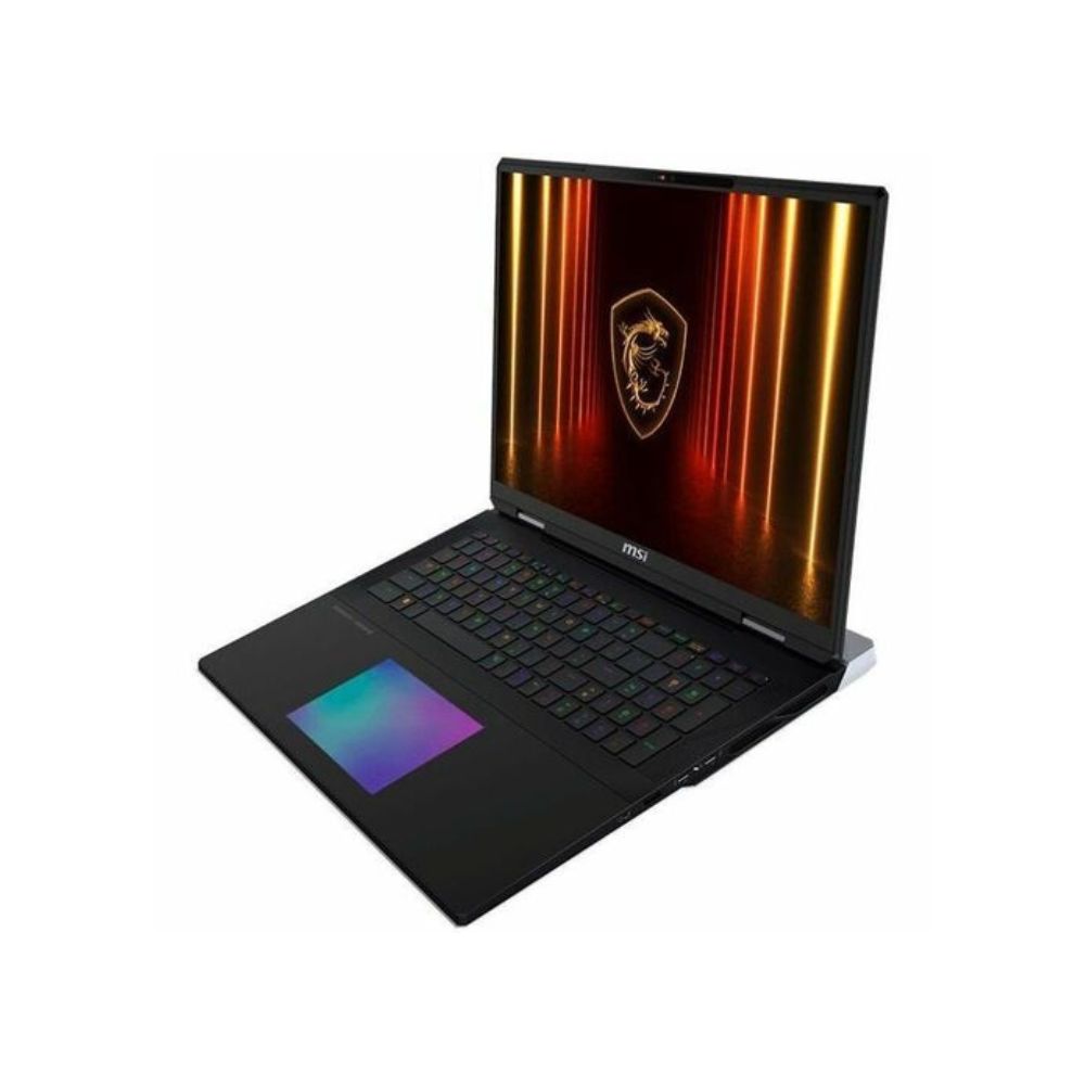 MSI Titan 18 HX AI Gaming Laptop, Intel Ultra 9 285HX, RTX 5090 24GB GDDR7, 32GB DDR5 RAM, 2TB Gen5 + 2TB Gen4 SSD, 18" UHD 120Hz Display, Wi-Fi 7, 2-Year Warranty