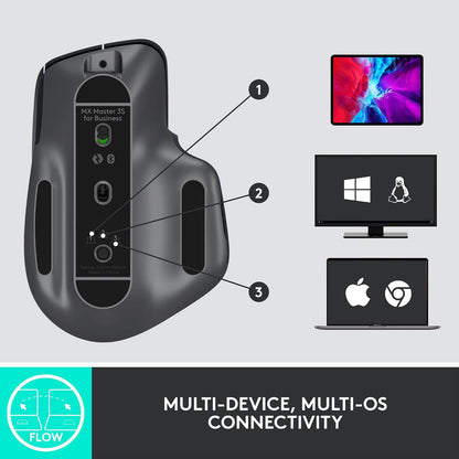 Logitech MX Master 3S Mouse (Bluetooth Edition) Graphite Logitech