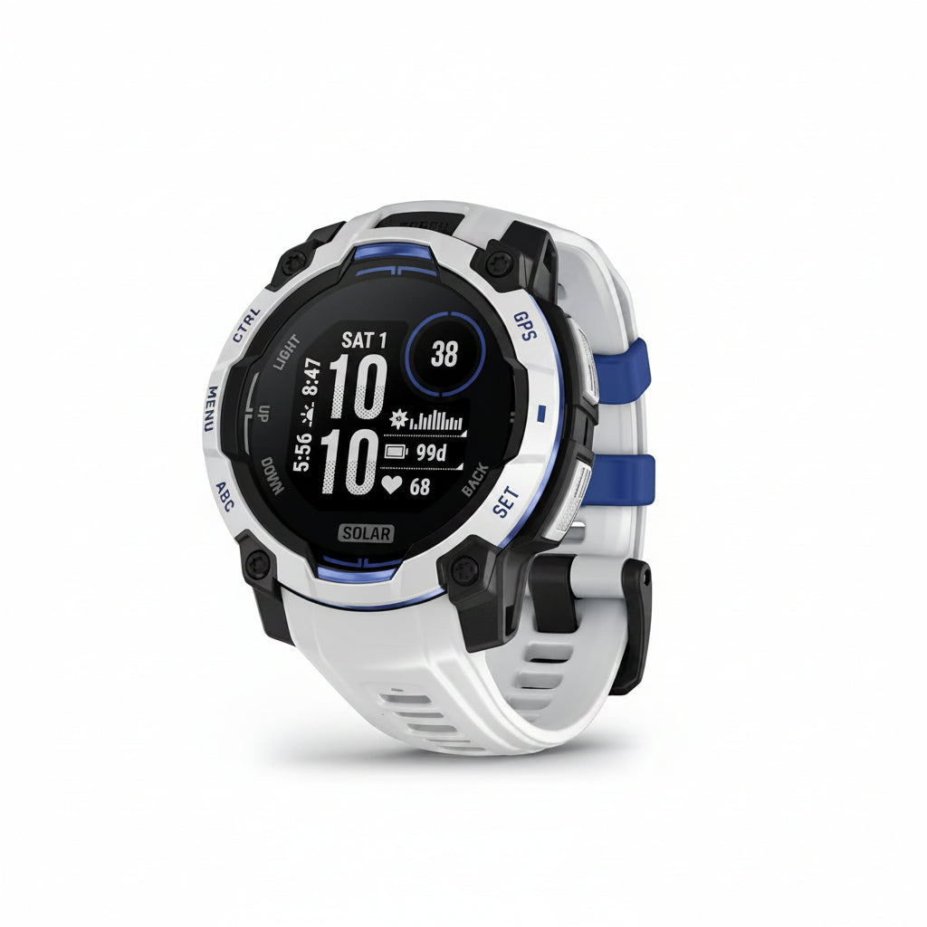 Garmin Instinct 3 AMOLED 45mm Smartwatch - Black Bezel ,Bolt Blue, Neo Tropic, Twilight, Solstice, Electric Lime ,Whitestone