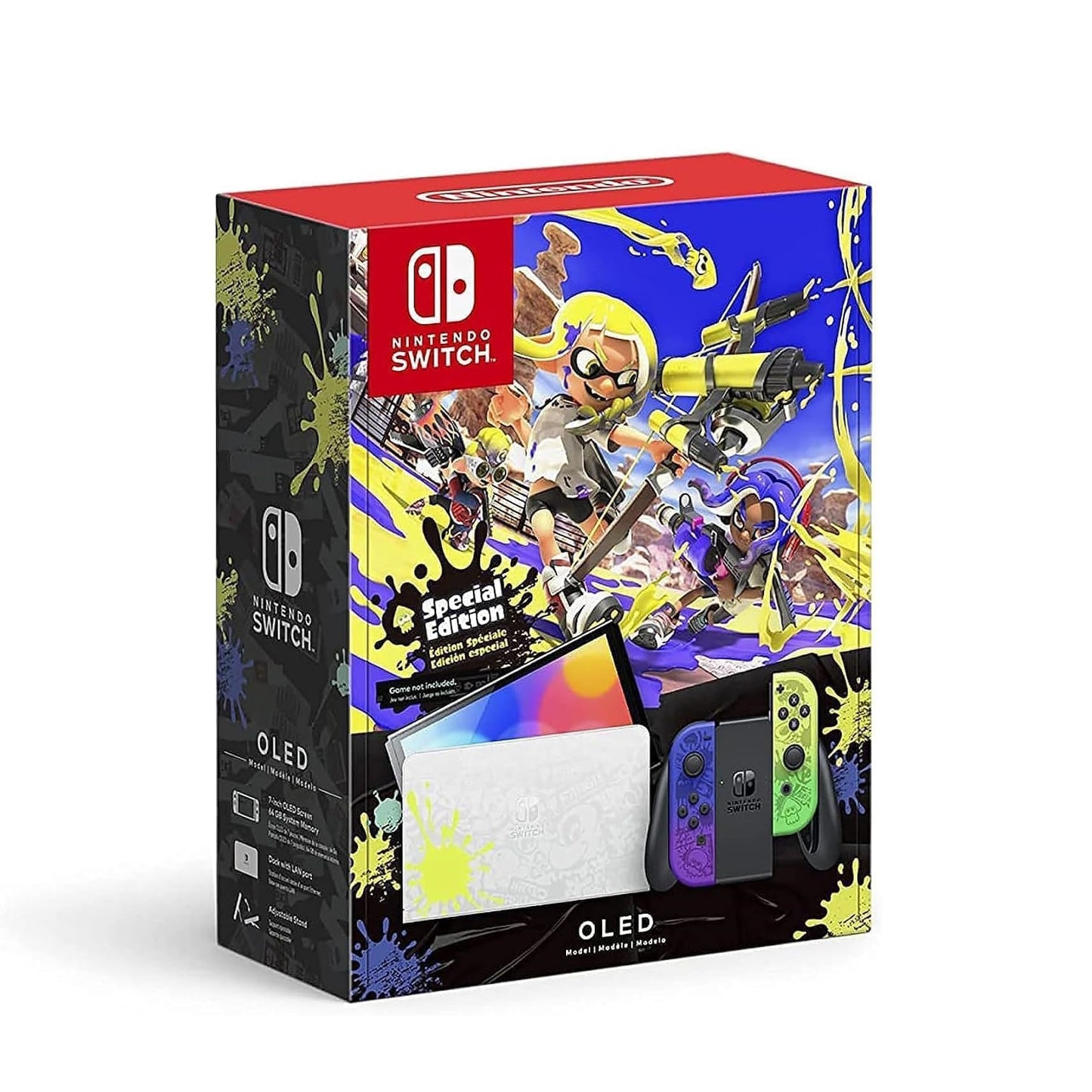 Nintendo Switch Console OLED Model Splatoon 3 Special Edition ( Open Never Used ) Nintendo