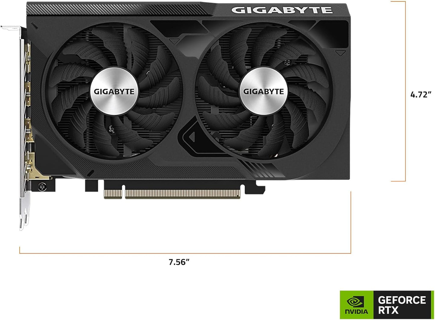 GIGABYTE GeForce RTX 4060 WINDFORCE OC 8G Graphics Card, 2X WINDFORCE Fans, 8GB 128-bit GDDR6, GV-N4060WF2OC-8GD GIGABYTE