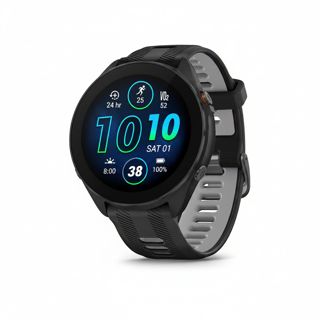 Garmin Forerunner 965 GPS Running Smartwatch - Black/Grey, Whitestone, Amp Yellow Garmin