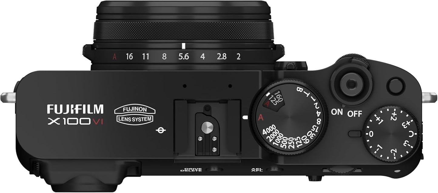Fujifilm X100VI 40.2MP APS-C Compact Camera - Black Fujifilm