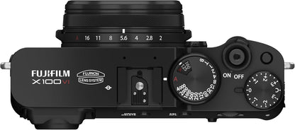 Fujifilm X100VI 40.2MP APS-C Compact Camera - Black Fujifilm