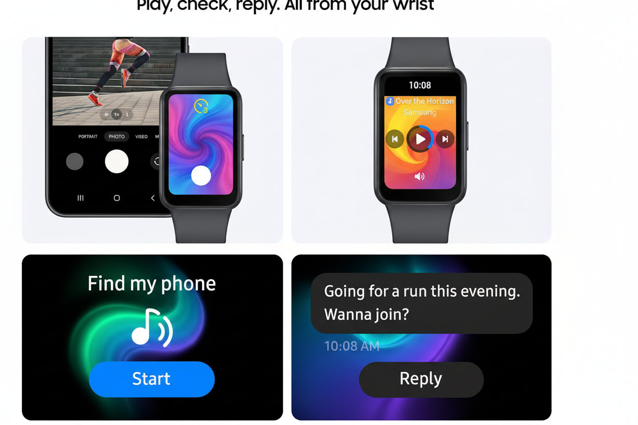 Galaxy Fit3 Smart Band 40mm AMOLED - Grey, Pink Gold, Silver