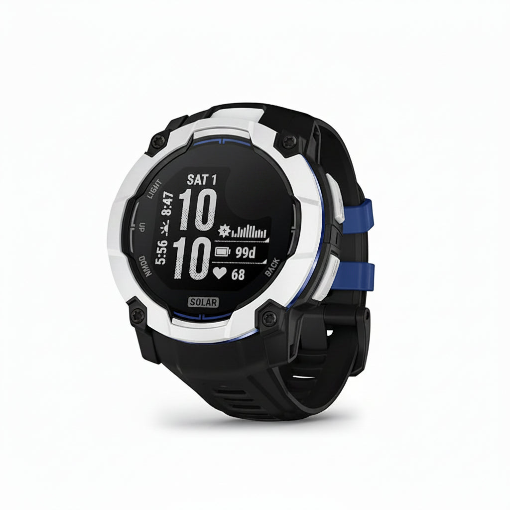 Garmin Instinct 3 AMOLED 45mm Smartwatch - Black Bezel ,Bolt Blue, Neo Tropic, Twilight, Solstice, Electric Lime ,Whitestone