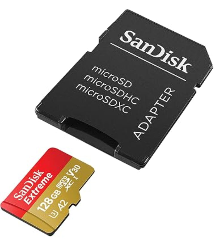128GB Extreme microSDXC UHS-I Memory Card with Adapter Tristar Online