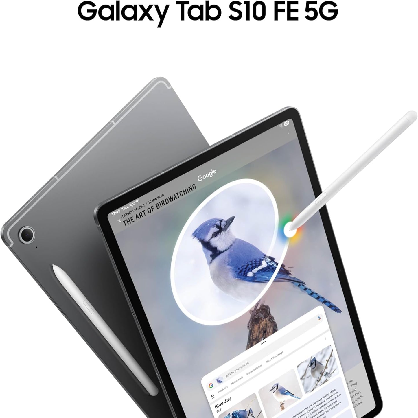 Samsung Galaxy Tab S10 FE 5G Android Tablet 128GB Grey - Pristine - Refurbished