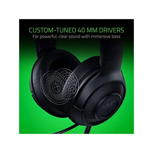 Razer Kraken X Multi-Platform Wired Gaming Headset - Black (Open Never Used)