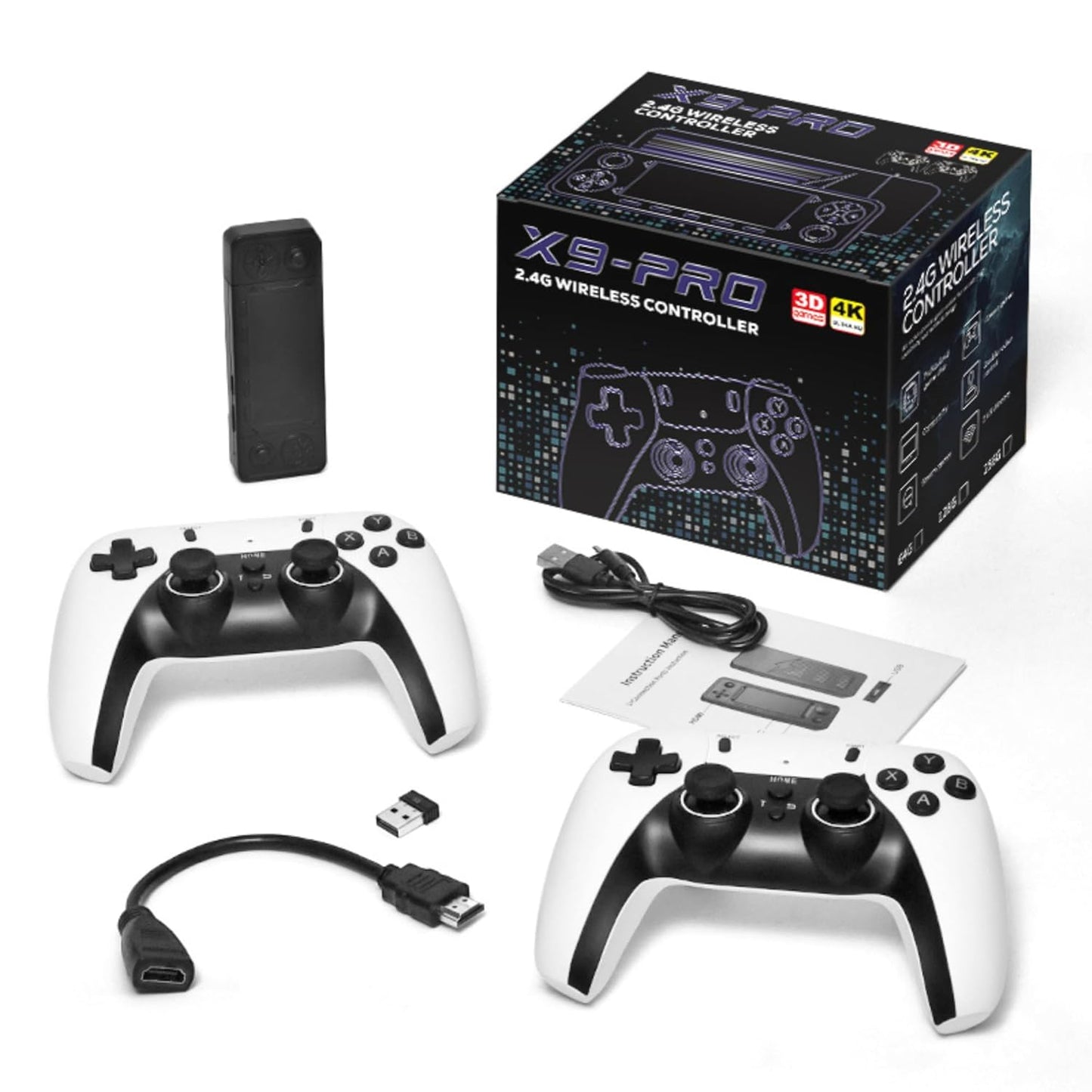 TRISTAR ONLINE X9-Pro Retro Gaming 2.4G Wireless Controller Pristine - Refurbished