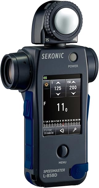 Sekonic L-858D Speedmaster Light Meter – Advanced Ambient & Flash Meter – Black Sekonic