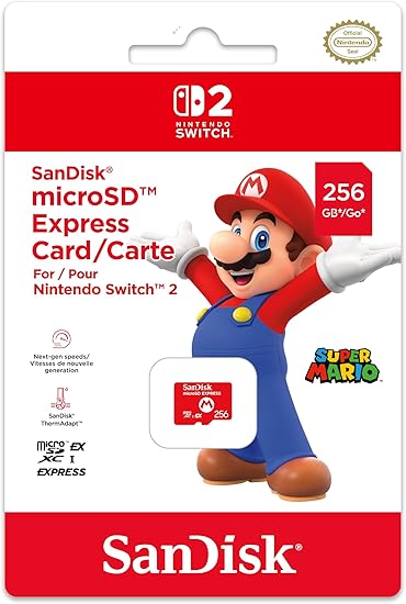 Samsung microSDHC Express Card – 256GB – For Nintendo Switch 2 Tristar Online