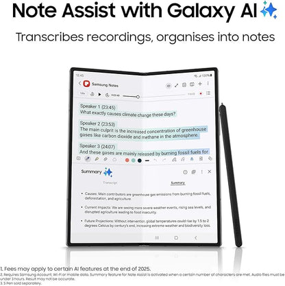 Samsung Galaxy Z Fold 6 5G - 12|256GB SILVER - (AU Version)