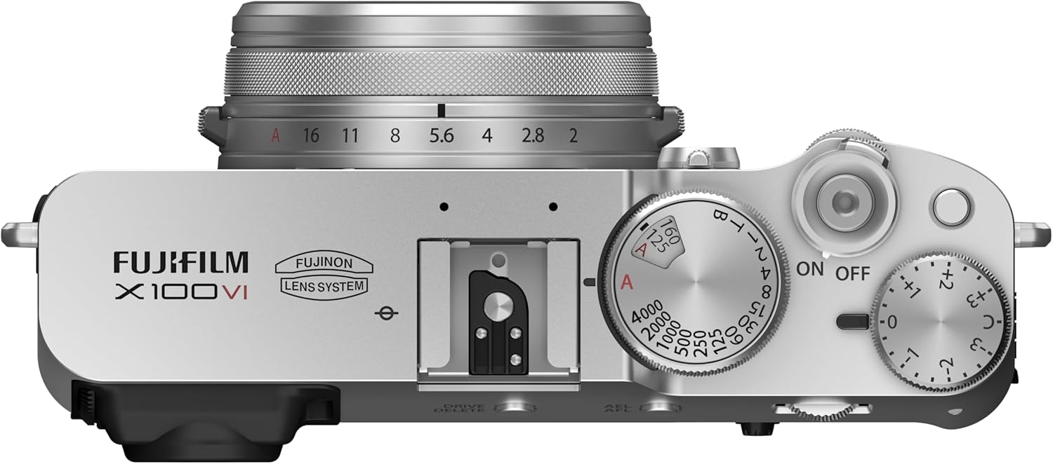 Fujifilm X100VI Digital Camera – 40MP, 6-Stop IBIS, 4K/6.2K Video - Silver Fujifilm