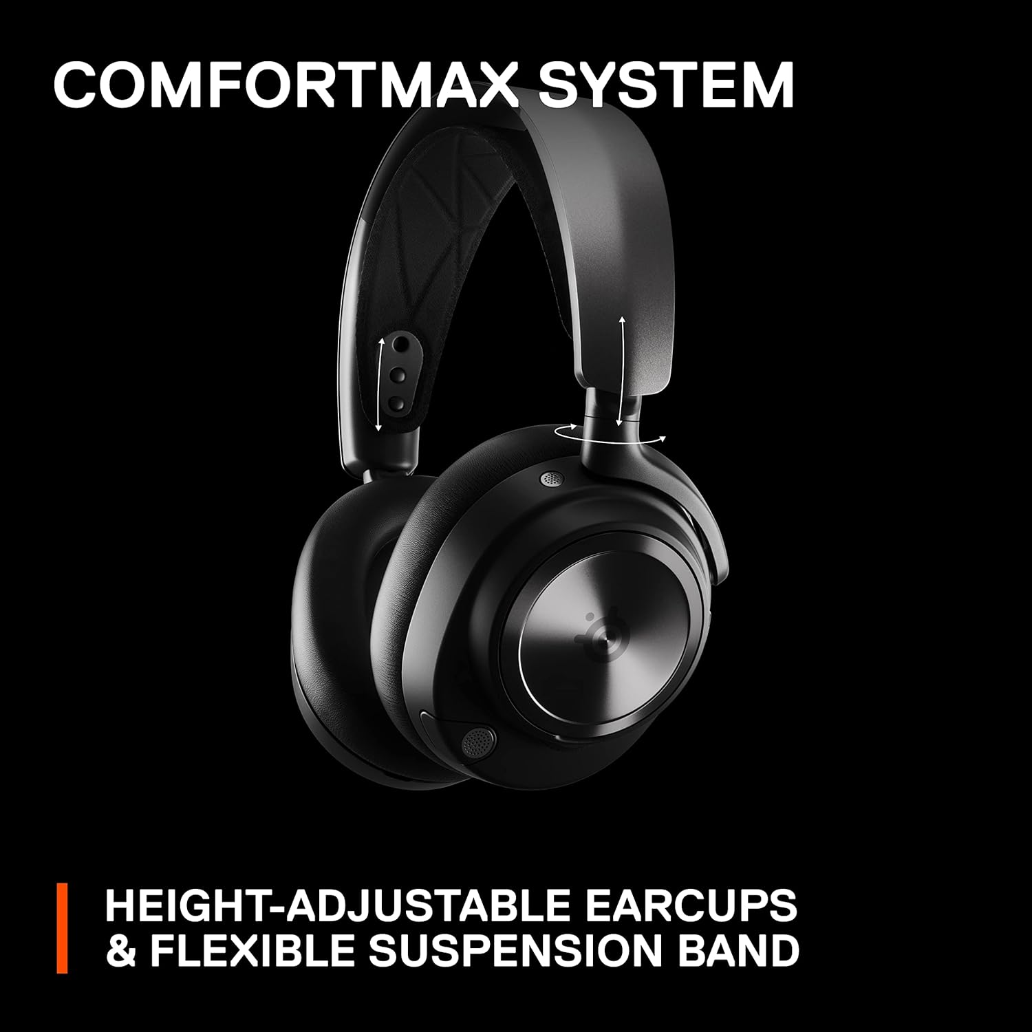 SteelSeries Arctis Nova Pro Wireless + Bluetooth - PC, PlayStation & Switch - Active Noise Cancellation, Dual 36+ Hour Battery, AI Noise-Cancelling ClearCast Gen 2 Mic Steelseries