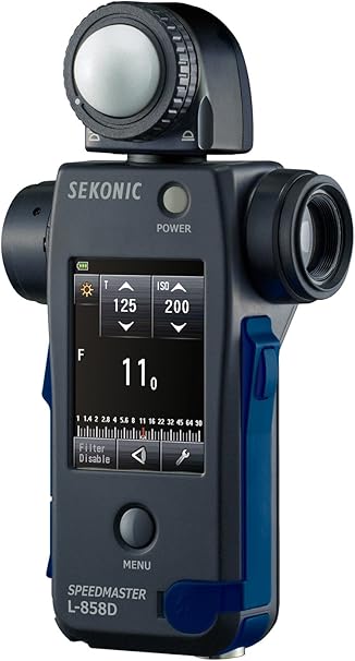 Sekonic L-858D Speedmaster Light Meter – Advanced Ambient & Flash Meter – Black Sekonic