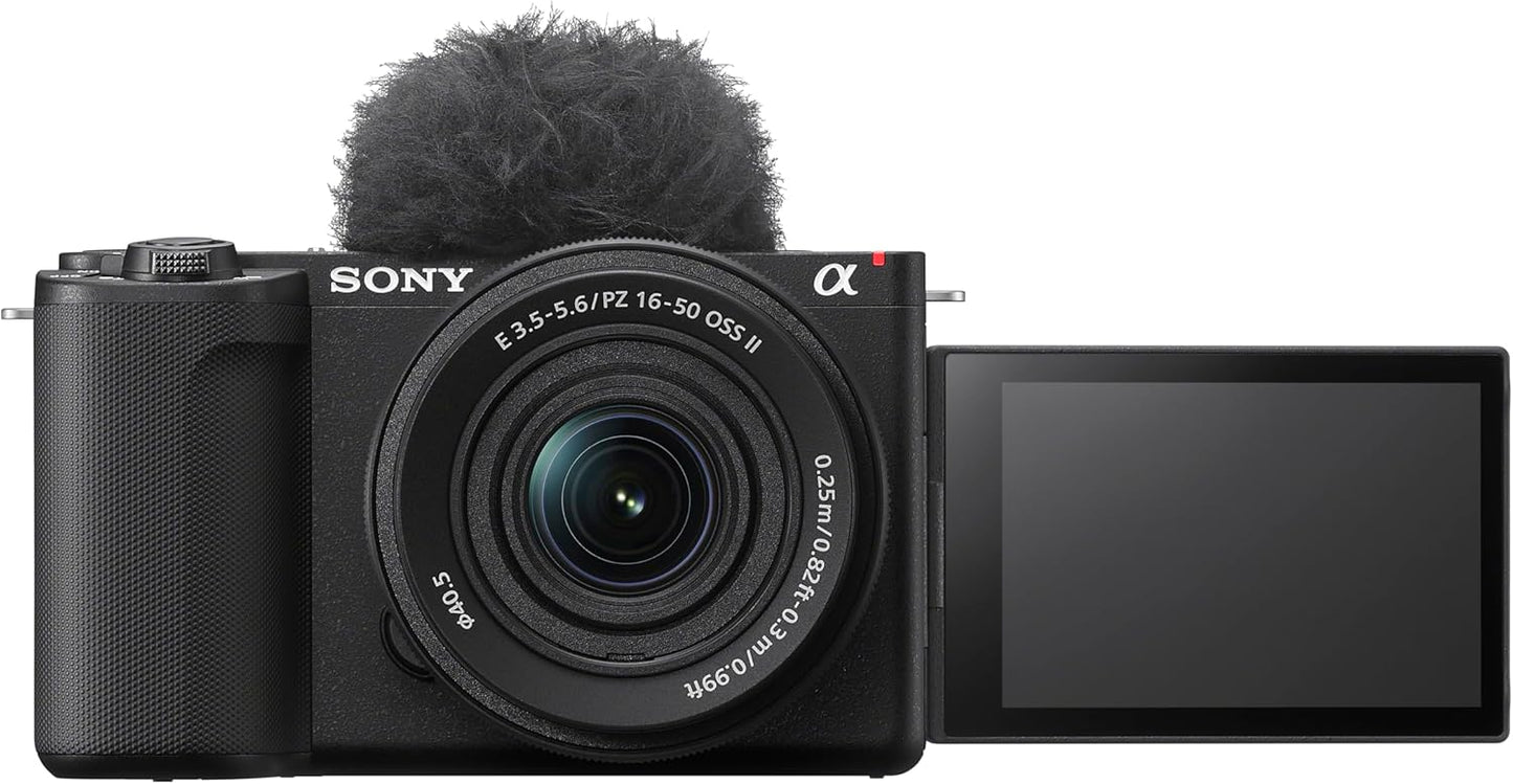 Sony ZV-E10 II Mirrorless Camera with 16-50mm Lens (ZV-E10M2K) – Black SONY