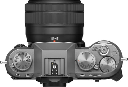 Fujifilm X-T50 Silver Mirrorless Camera Body – High-Resolution Sensor Fujifilm
