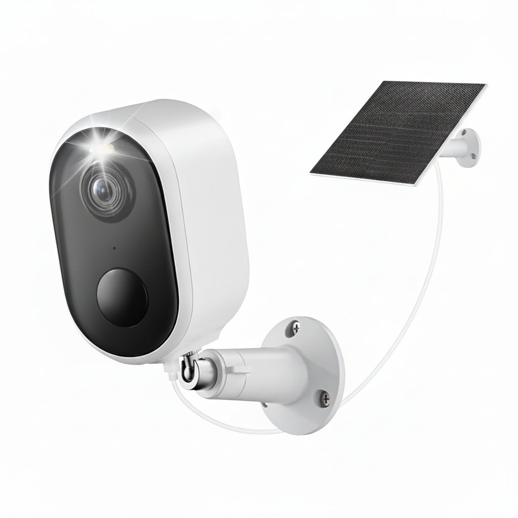 1080P HD Outdoor Solar WiFi Security Camera with Night Vision, Motion Detection & Two-Way Audio