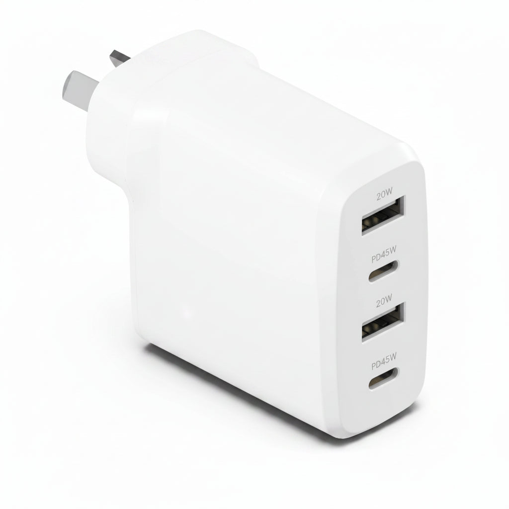 Cygnett 45W Multiport Wall Charger - White - Fast USB-C Charger Cygnett