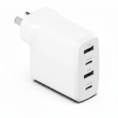 Cygnett 45W Multiport Wall Charger - White - Fast USB-C Charger Cygnett