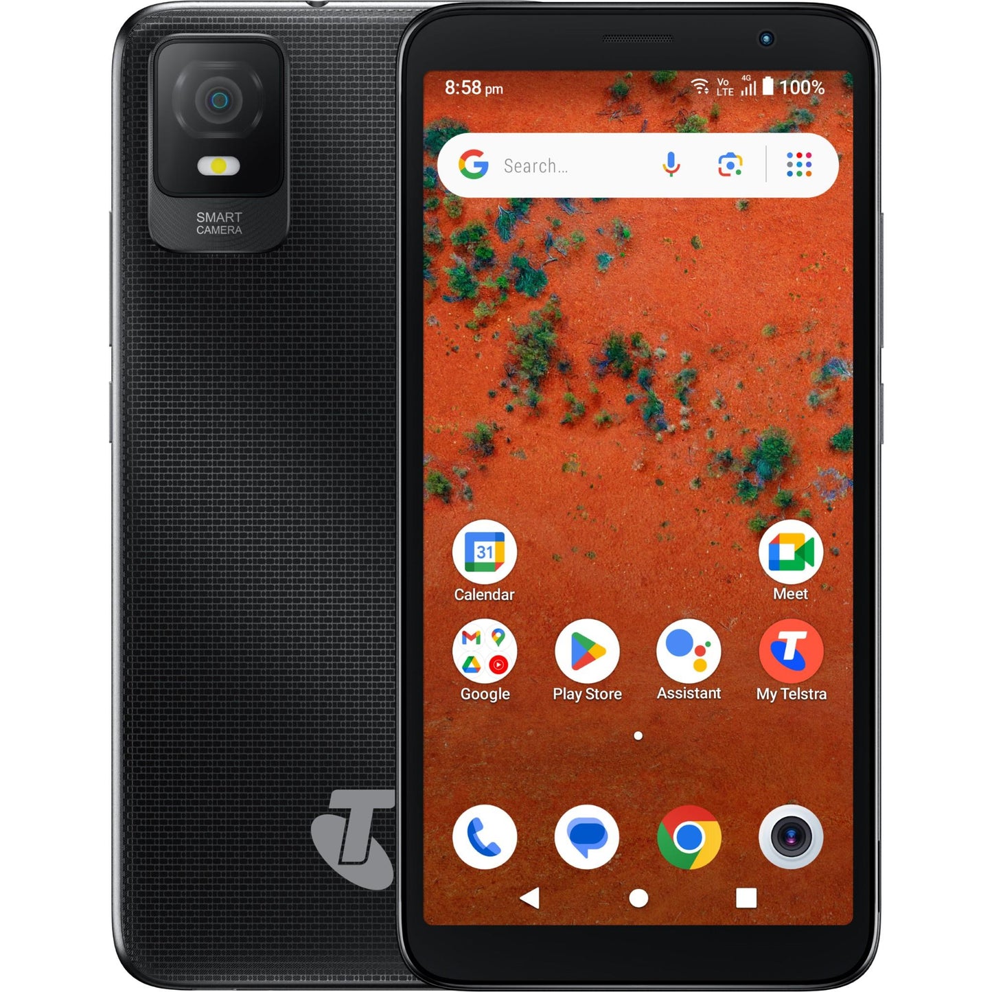 Telstra Prepaid T-Lite 4G 128MB Black (AU Version) - Pristine - Refurbished Telstra