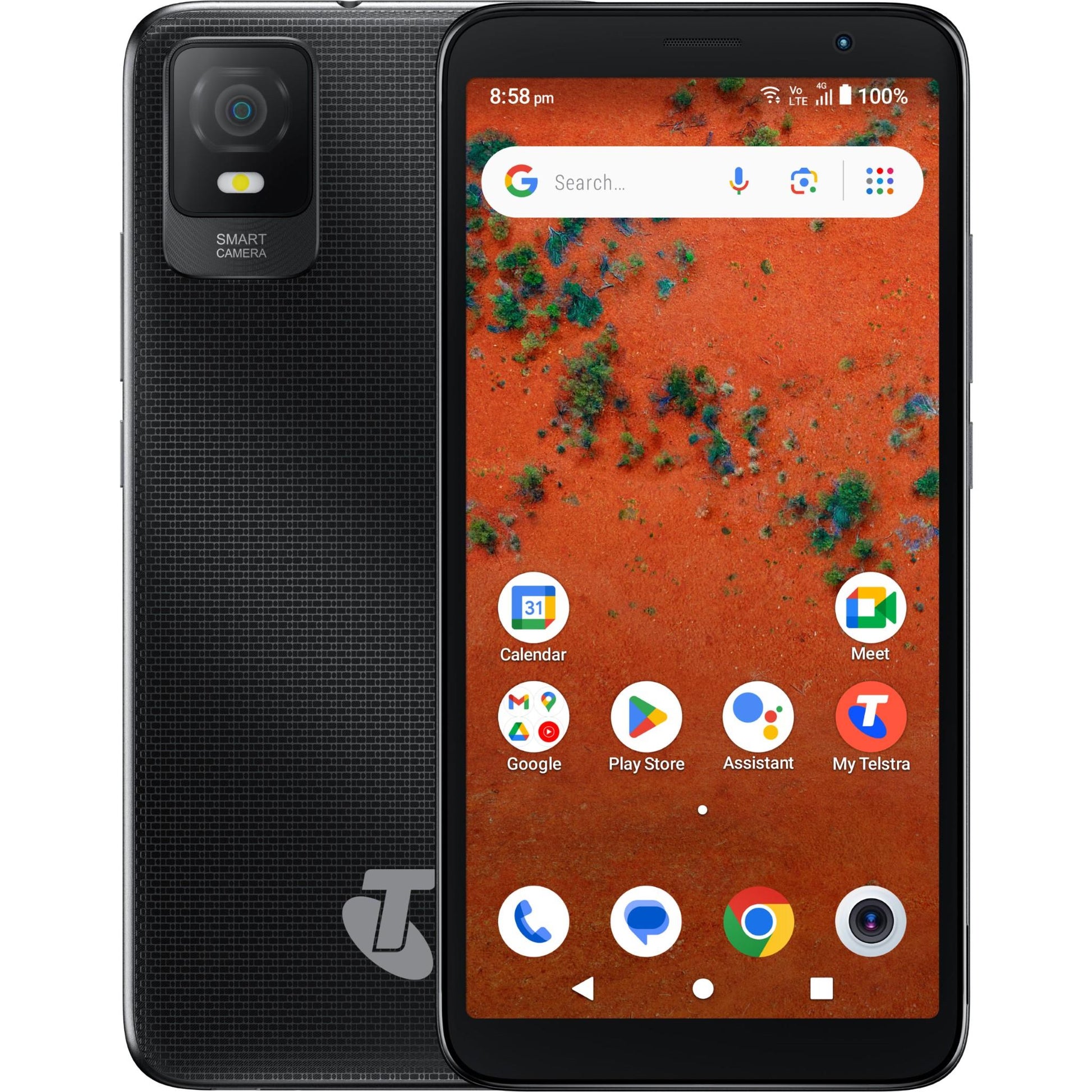 Telstra Prepaid T-Lite 4G 128MB Black (AU Version) - Pristine - Refurbished Telstra