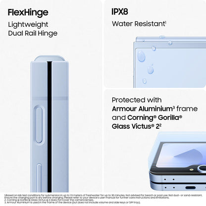 Samsung Galaxy Z Flip6 5G 12GB 256GB Blue - (AU Version) - Excellent Refurbished samsung