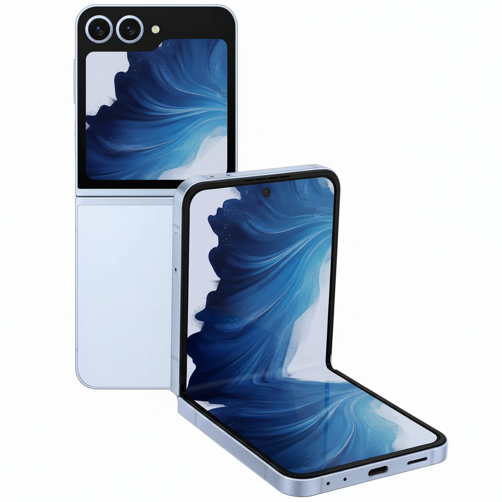 Samsung Galaxy Z Flip6 5G 12GB RAM 256/512GB - Blue/Mint/Silver/Yellow/Black/Green/Peach - Refurbished - Pristine (Copy) Samsung