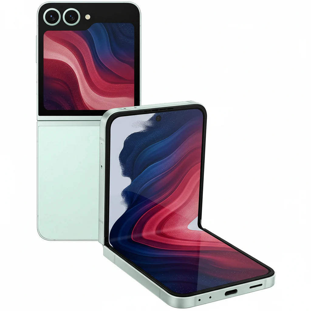 Samsung Galaxy Z Flip6 5G 12GB RAM 256/512GB - Blue - Mint - Silver - Yellow - Black - Green - Peach - Refurbished - Excellent Samsung