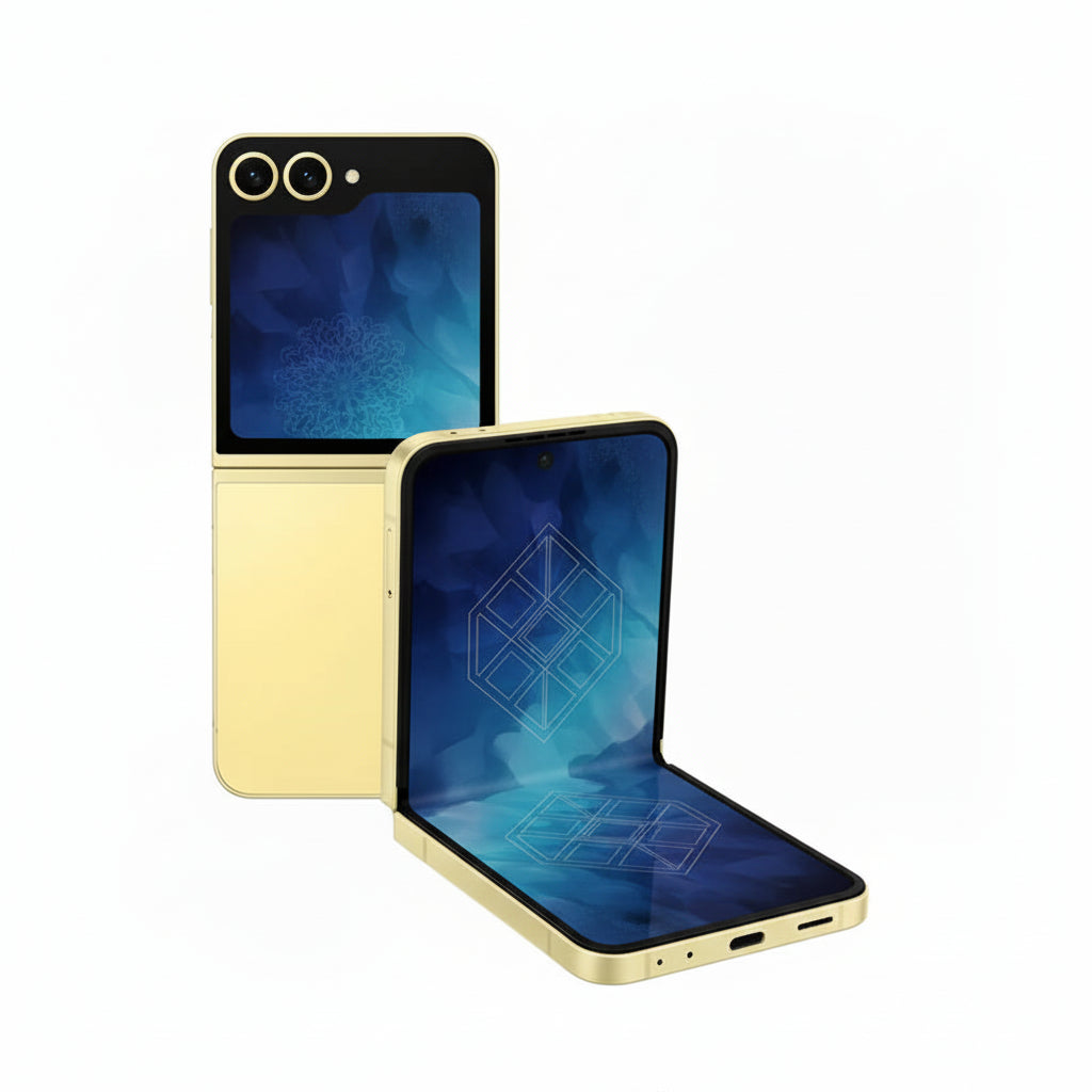 Samsung Galaxy Z Flip6 5G 12GB RAM 256/512GB - Blue/Mint/Silver/Yellow/Black/Green/Peach - Refurbished - Pristine (Copy) Samsung
