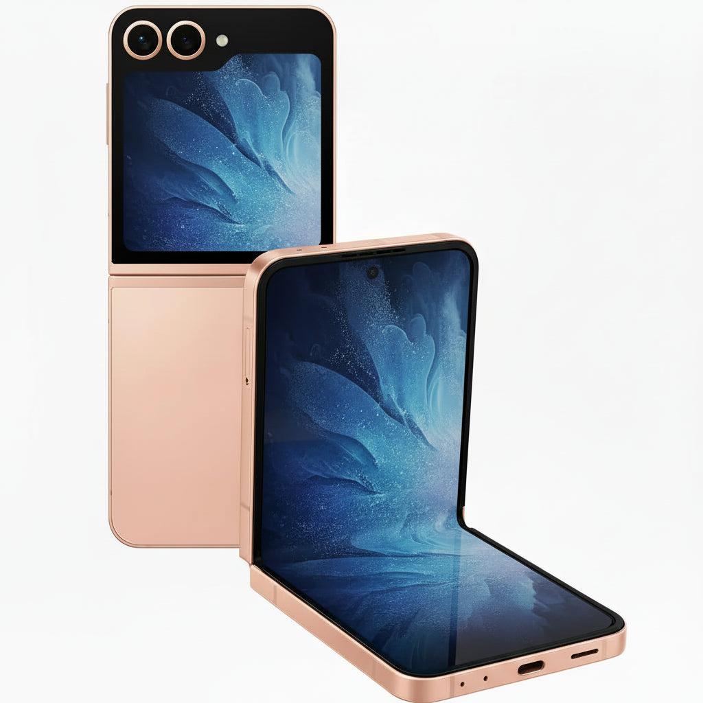 Samsung Galaxy Z Flip6 5G 12GB RAM 256/512GB - Blue/Mint/Silver/Yellow/Black/Green/Peach - Refurbished - Pristine (Copy) Samsung