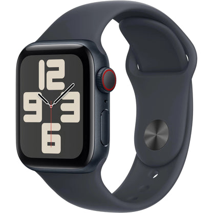 Apple Watch SE GPS + Cellular 44mm  Aluminium Case with Sport Band - Midnight - Pristine Refurbished  - AU Version APPLE