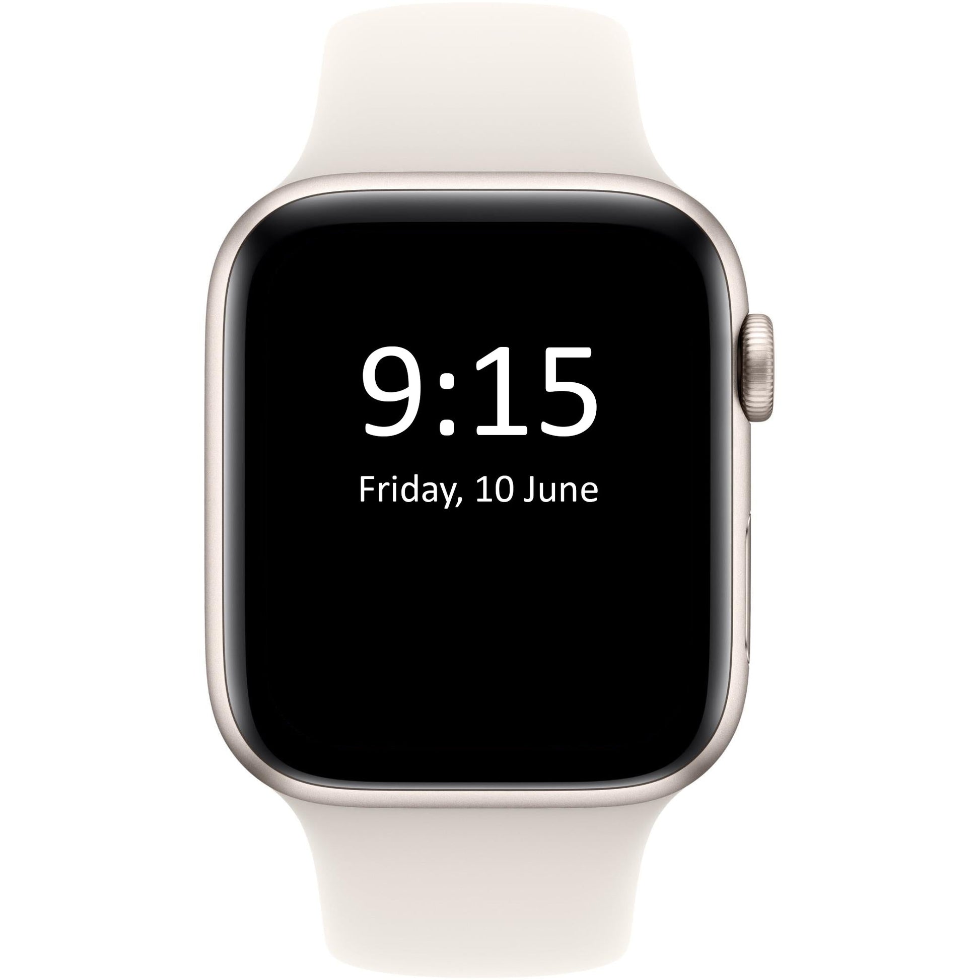 Apple Watch SE (2nd Gen) 44mm GPS + Cellular Starlight Aluminium Case with Starlight Sport Band Pristine Refurbished Apple