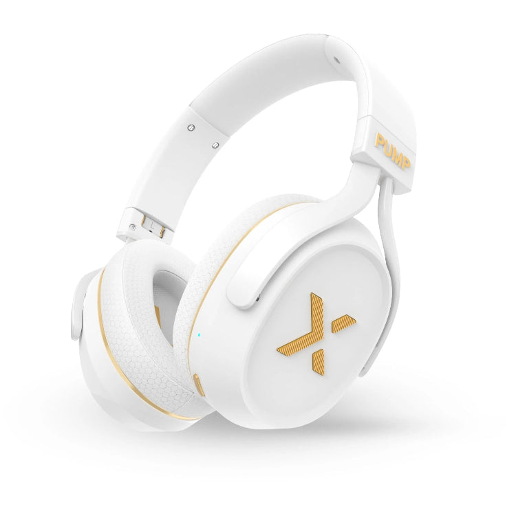 BlueAnt Pump X Gym ANC Over-Ear Headphones, Stealth Black/Gold, White/Gold, Black/Silver, Pristine Refurbished