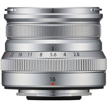 Fujifilm XF 16mm F2.8 R WR Lens (Silver) – Compact Wide-Angle Prime for X-Series Cameras Fujifilm